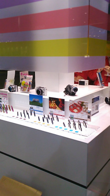 CP+マルミブースにて CP+マルミブースにて